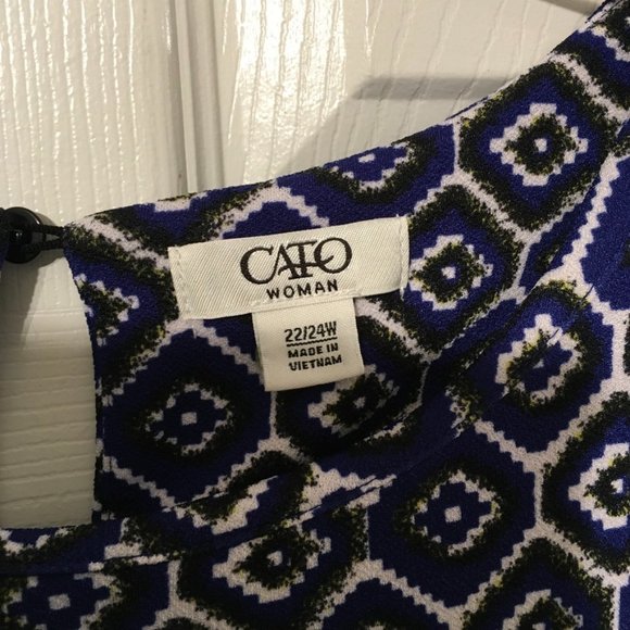 CATO Short Sleeve Plus Size Dress - Picture 2 of 7